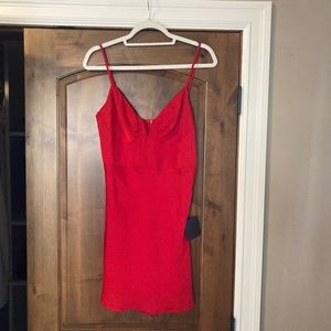 Red Lulus size M Slip Dress